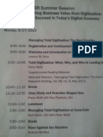 My IBM M.I.T. Summer Session On Digitization