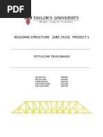 Fettuccine Truss Bridge