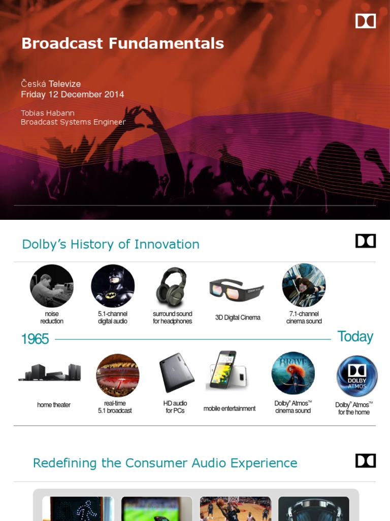 Broadcast Fundamentals PDF Video Media Formats