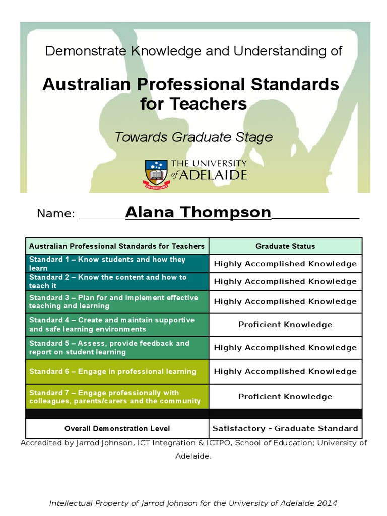 AITSL Graduate Recognition ECertificate 2014 | PDF | Educational ...