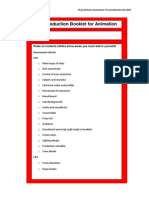 stop motion animation production booklet