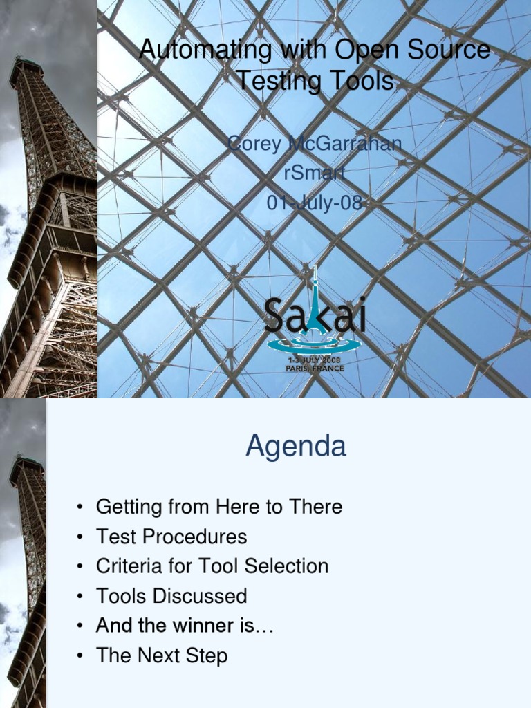 Automating Testing With Open Source Tools | PDF