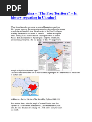Makhnovchina The Free Territory A Movement Of Mass Resistance In Ukrania Anti Capitalism Socialism