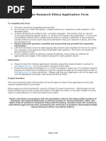 UCC-IRB Ethical Clearance Application Form | PDF | Institutional Review ...