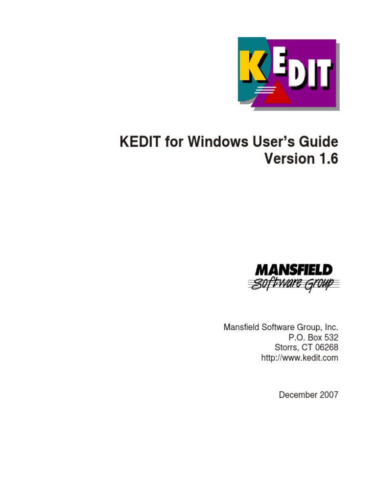 KEDIT User's Guide PDF Command Line Interface Computer Keyboard