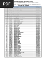 Sr. No. Application No. Name of The Student Seat No
