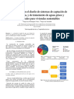 Estado Del Arte en El Diseño de Sistemas de Captación de Agua Lluvia, y de Tratamiento de Aguas Grises y Residuales para Viviendas Sustentables