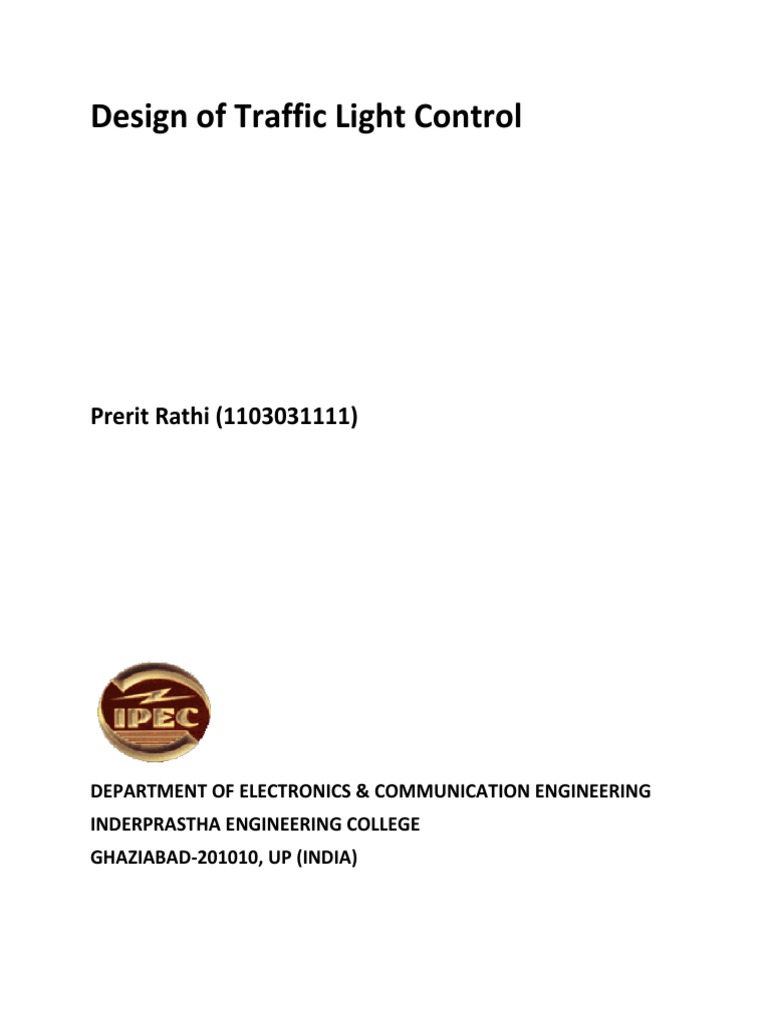 Traffic Light Control System Design | PDF | Computer Engineering ...