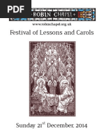 Download Carol Service 2014 by The Robin Chapel SN250404330 doc pdf