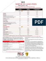 PCGS Services and Fees