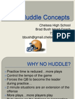 No Huddle Concepts