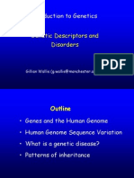 Introduction to Genetics: Genetic Descriptors and Disorders