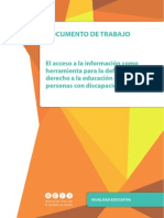 Documento de Trabajo Indicadores Educación Inclusiva