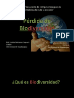 Pérdida de Biodiversidad