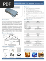 Appendix 42 GSM DCS Hybrid Indoor Band Selective Pico Repeater