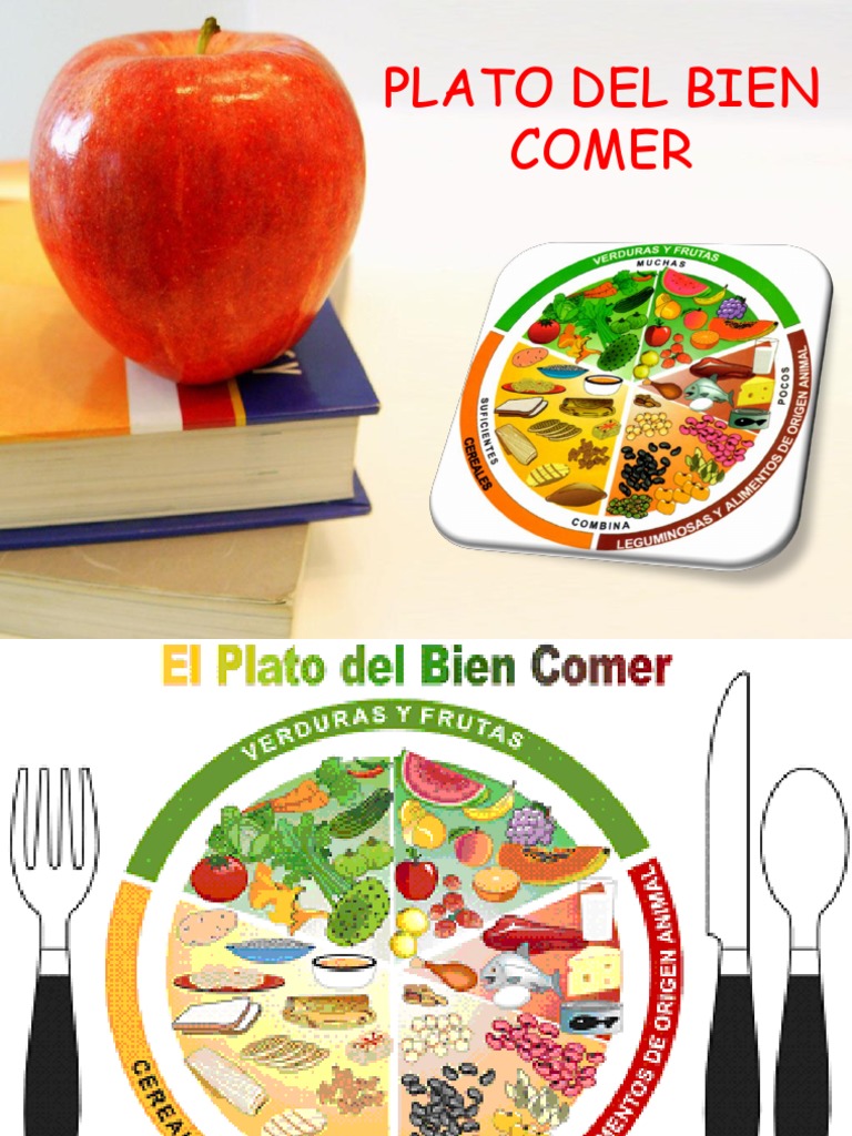 Presentacion Plato Del Bien Comer Ppt Vegetales Alimentos