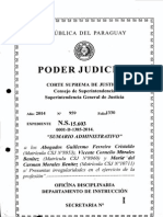 Sumario Instruido A Los Abogados Del Caso Curuguaty