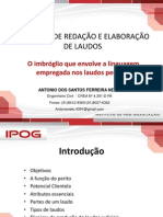 Tecnicas de Redação e Elaboração de Laudos Ipog