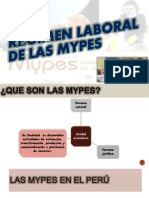 Regimen Laboral de Las Mypes