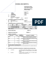 Modelo de Memoria Descriptiva