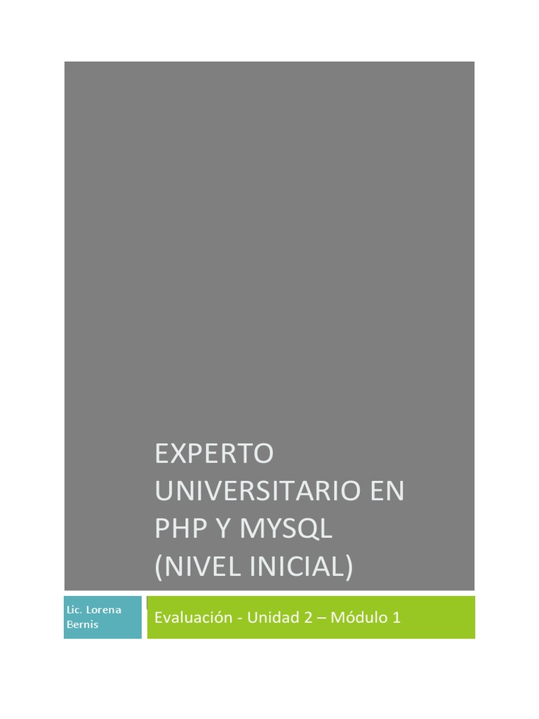 Instalación de XAMPP para PHP y MySQL | PDF | Php | Servidor HTTP Apache