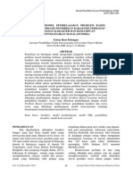 Jurnal-Pengaruh Model Pembelajaran PBL Berbasis Pendidikan Karakter