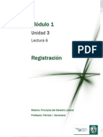 Lectura 6 - Registración. Mi Simplificación