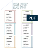 Jadwal Piket 7-6