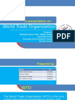 World Trade Organization: A Presentation On