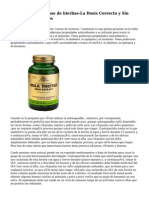 Medicamentos a base de hierbas-La Dosis Correcta y Sin Efectos Secundarios