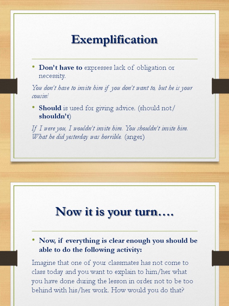Understanding Obligation and Advice | PDF | Career & Growth | Self ...
