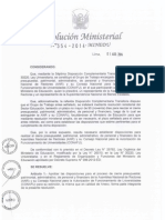 Resolucion Ministerial N_ 354-2014-Minedu