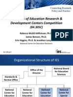 Overview of Education Research & Development Centers Competition