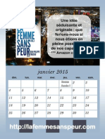 Calendrier 2015 de "La Femme sans peur" (T 1) Par Jean-Philippe Touzeau