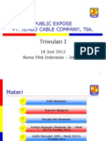 Materi Public Expose JECC - 18 Juni 2013