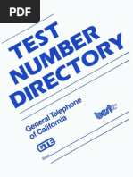 GTE Test Directory