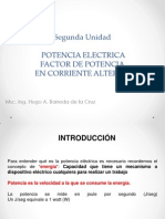 Potencia Eléctrica en CA y FDP