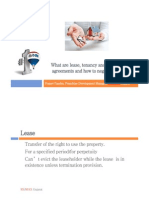 Lease, Tenancy and House Rent Agreements 