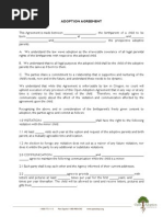 Affidavit of Intent and Consent For Adoption TEMPLATE | PDF | Adoption ...