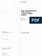 Notas Sobre Maquiavelo Politica y Estado Moderno 1949