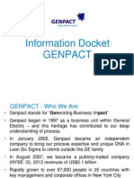 Genpact Overview: Process Expertise, Analytics, Technology