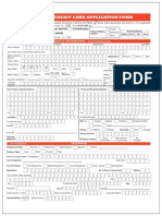 Credit Card Application Form: Applicant'S Information