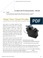 Interfacing Servo Motor With PIC Microcontroller - MPLAB XC8