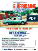 Flyer Escale Africaine 2015