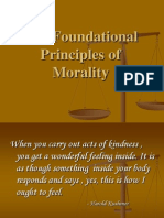 The Foundational Principles of Morality and You