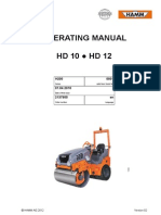 2.75tonne Rollers Hd12 Operating Manual