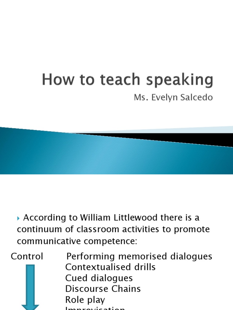 Effective Speaking Techniques in EFL | PDF | Theatre | Communication
