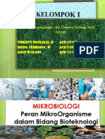 KELOMPOK I - Peran Mikroorganisme Dalam Bioteknologi