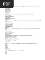 DBMS MCQ