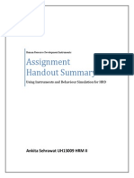 Human Resource Development Instruments 